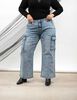 Jeans Cargo Mujer Extralindas