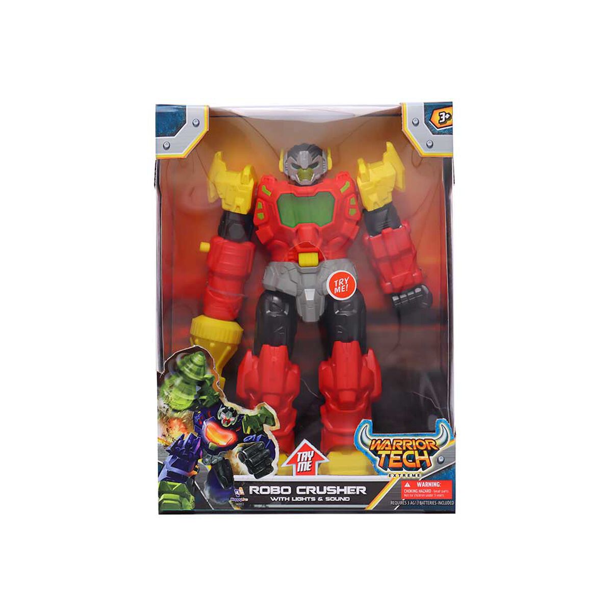 Robot Surtido Interactivo con Luz y Sonidos Warrior Tech