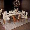 Juego de Comedor Altavision Dalila Frow 6 Sillas Blanco
