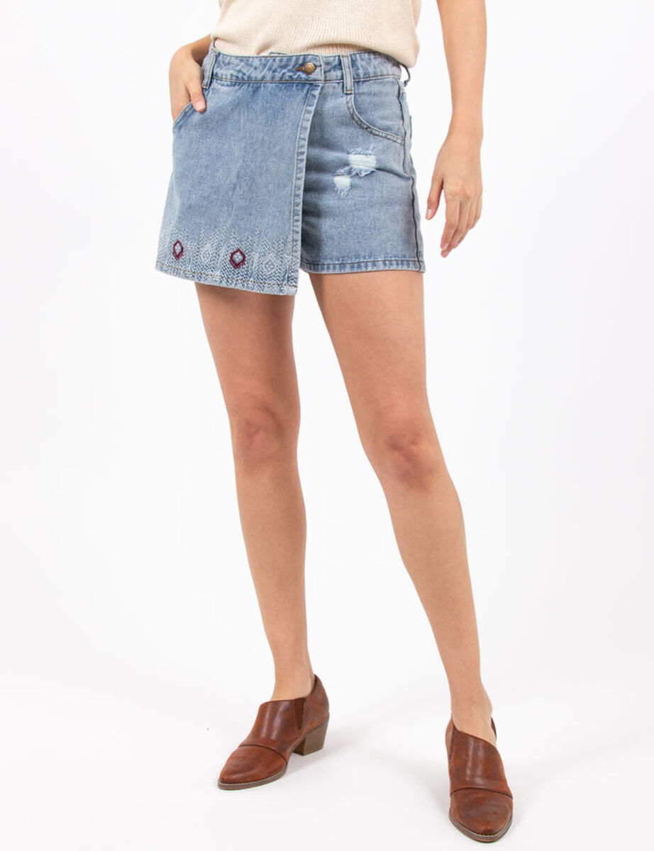 Falda Short Mujer Alma Abc