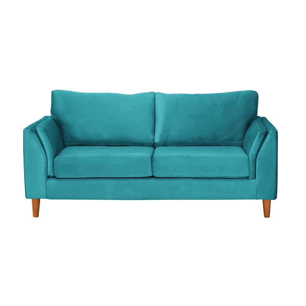 Sofá Latam Home Milan 2 Cuerpos Turquesa