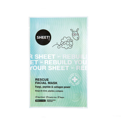 Imagen 1 del producto Mascarilla Rescue Sos De Colágeno Vegano De Champiñón Sheet