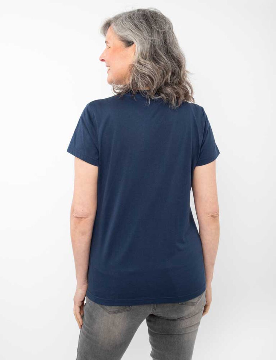 Polera Con Estampado Mangan Corta Mujer Portman Club