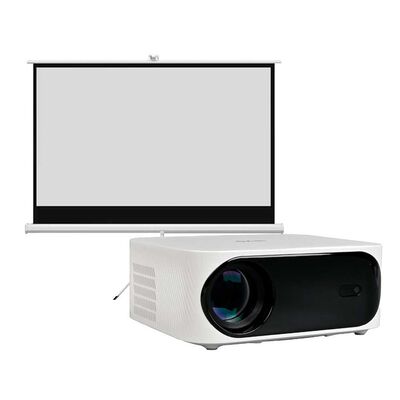 Proyector Portatil Smart Orion 12000lm + Telon 80" LEVO