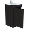 Set Muebles Auxiliar + Lavamanos + Espejo Flotante TuHome Madrid