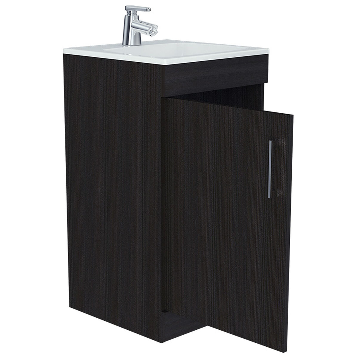 Set Muebles Auxiliar + Lavamanos + Espejo Flotante TuHome Madrid