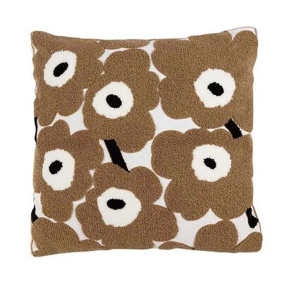 Cojín Flores Casanova Gris 45 x 45 cm