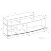 Rack TV Altavision Scala Off 47" Blanco