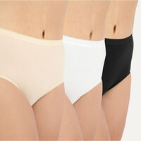 Pack 3 Calzones Mujer Flores MULTICOLOR, BLANCO