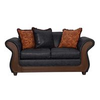 Sofá Black Factory Palermo 2 Cuerpos Negro