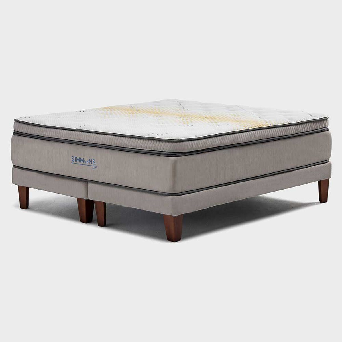 Cama Europea Simmons 2 Plazas Sky