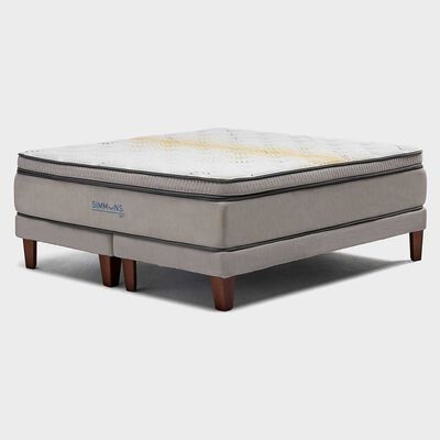 Cama Europea Simmons 2 Plazas Sky