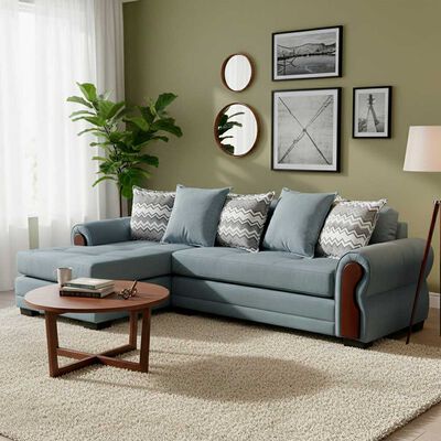 Sofá Seccional Living Factory Arizona 4 Cuerpos Beige