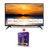Combo LED 32" Hyundai HY32HS20 Smart TV HD + Reproductor Streaming Roku Express 4K