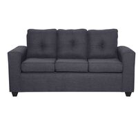 Sofá Black Factory Ranger 3 Cuerpos Marengo