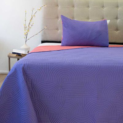 Imagen 1 del producto Quilt Doral 1,5 Plazas Morado Coral Origins