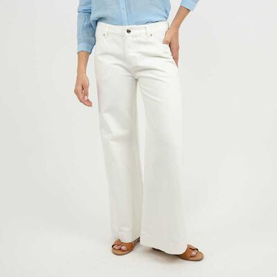 Jeans Mujer Zibel Blanco