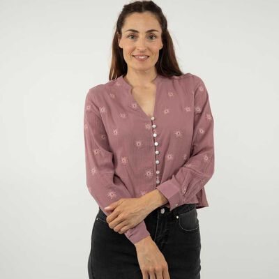 Blusa Manga Larga Mujer Alma Lila