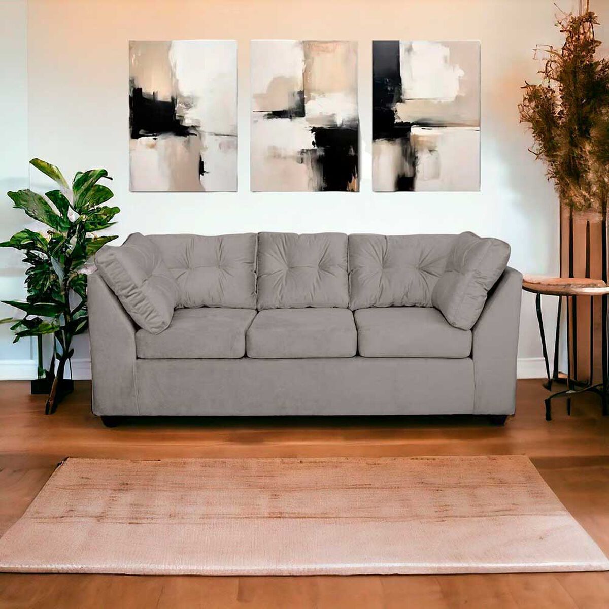 Sofá Muebles MPR Bonsai 3 Gris