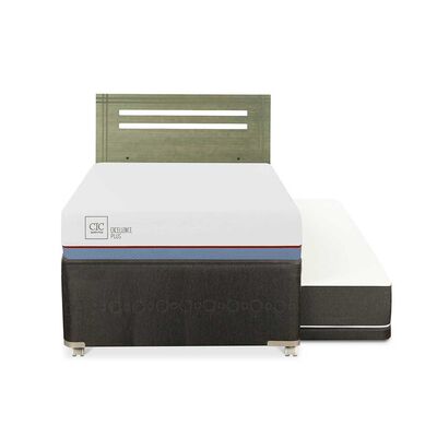 Imagen 1 del producto Cama Nido CIC 1,5 Plazas Excellence Plus + Respaldo Munich Olivo