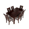 Juego de Comedor Muebles Hema Roma 6 Sillas Chocolate