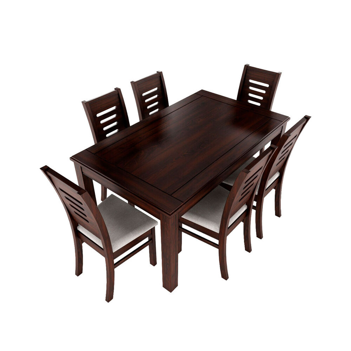 Juego de Comedor Muebles Hema Roma 6 Sillas Chocolate