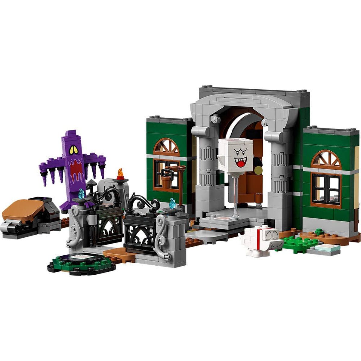 Set de Bloques Super Mario de Expansión: Entrada de Luigi’S Mansion 504 Piezas Lego