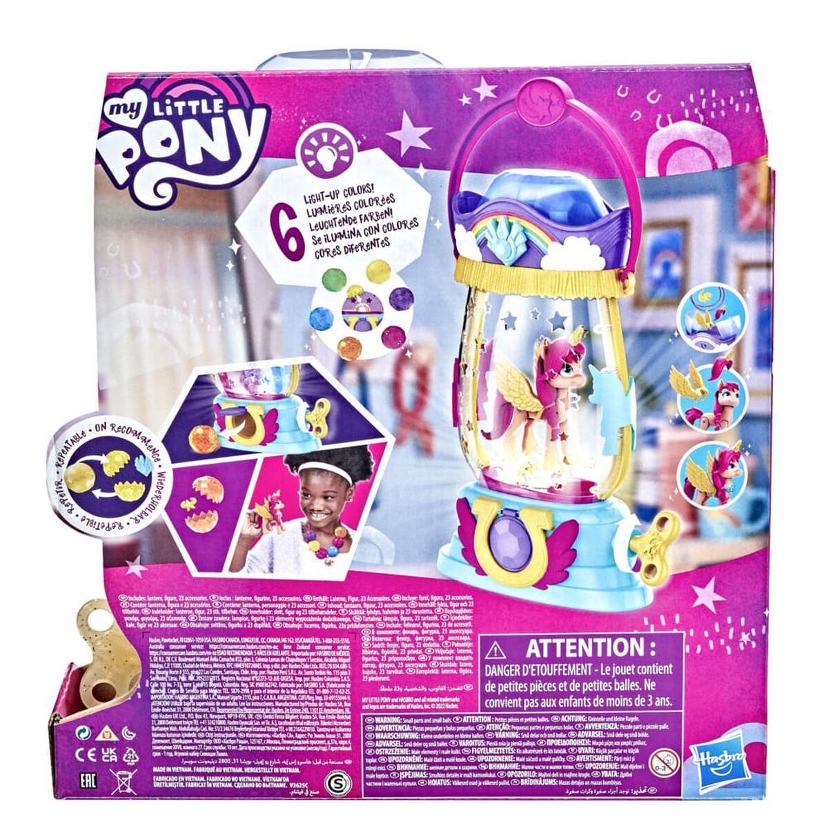 Muñeca My Little Pony Lámpara Ilumina Colores Sunny