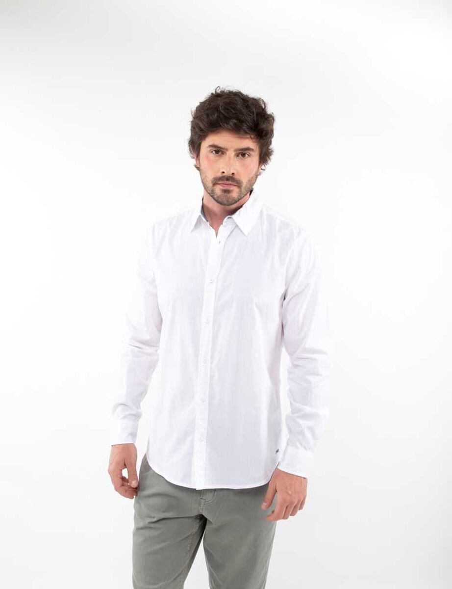 Camisa Algodón Manga Larga Hombre Portman Club