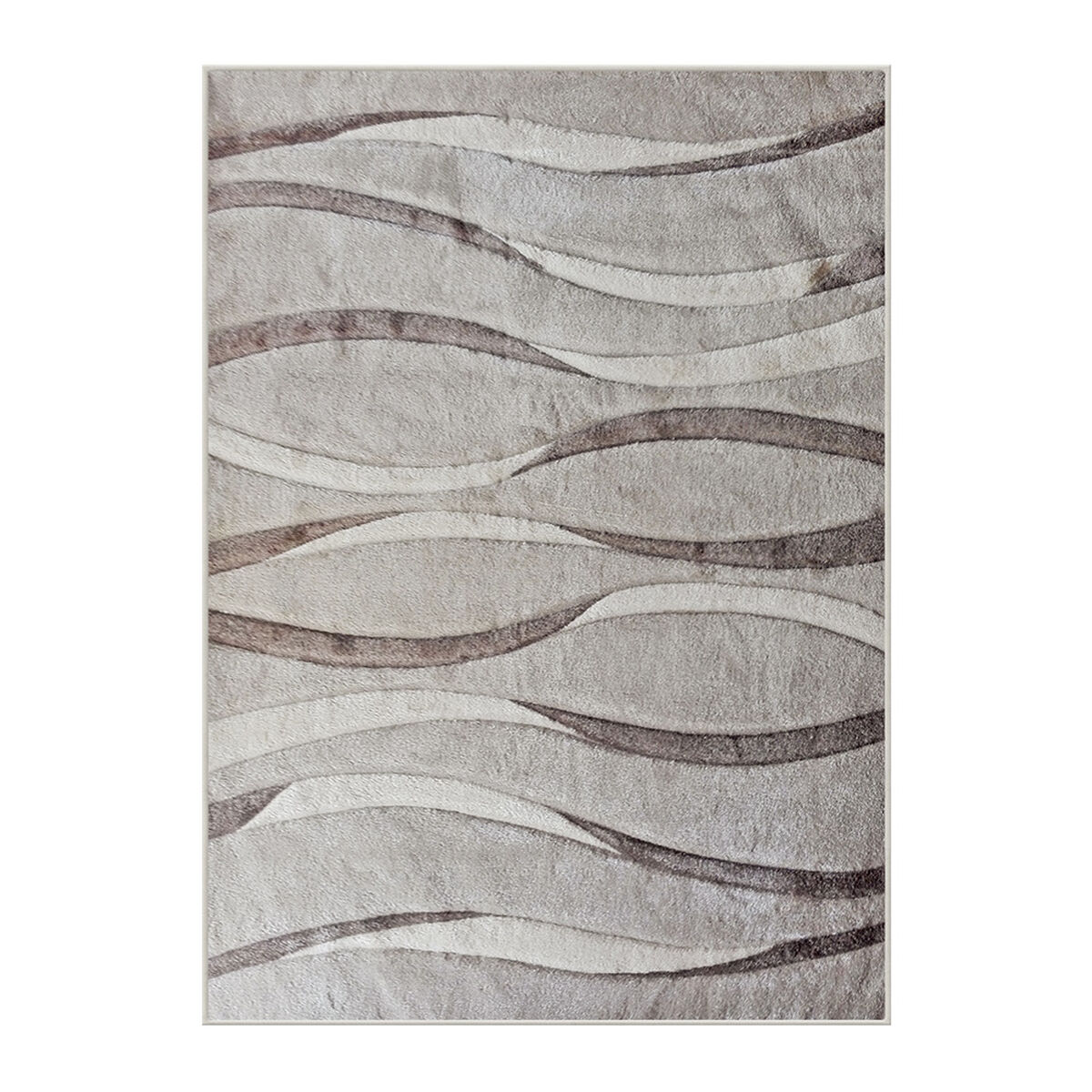 Alfombra Frize Carved D6 80X120 Cm Crema