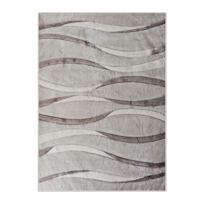 Alfombra Frize Carved D6 80X120 Cm Crema