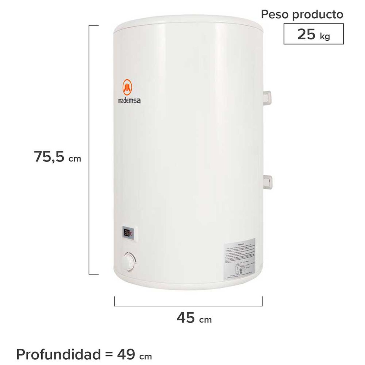 Termo Eléctrico Mademsa TERM 80 80 litros