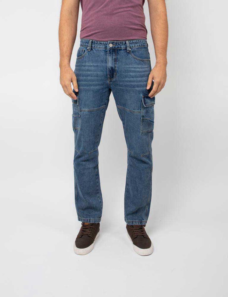 Pantalón Cargo Denim Hombre Fiorucci