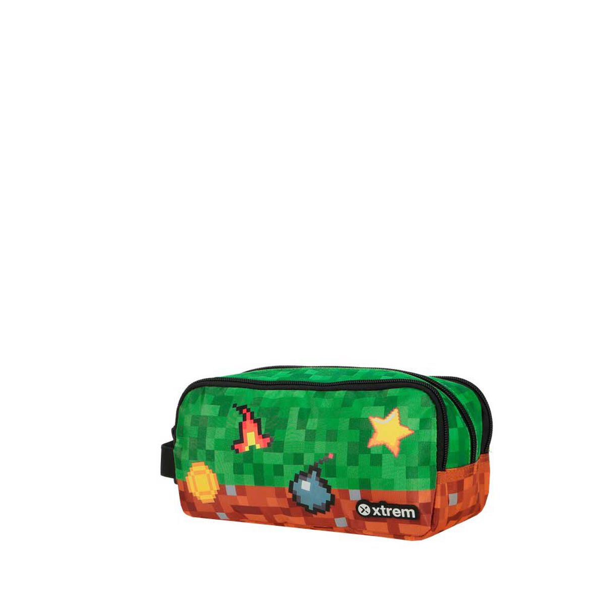 Estuche Xtrem University+ 6XT Pixels Verde