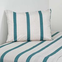 Juego de Sábanas American Family 1,5 Plazas Campine Lines 144 Hilos Beige