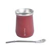 Pack Termo + Mate Lhotse Classic 1,3 lts. Negro y Rojo