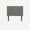 Cama Nido Rosen 1,5 Plazas Pratta + Respaldo Maurice Gris