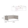 2 Estantes + Complemento TuHome Home Blanco