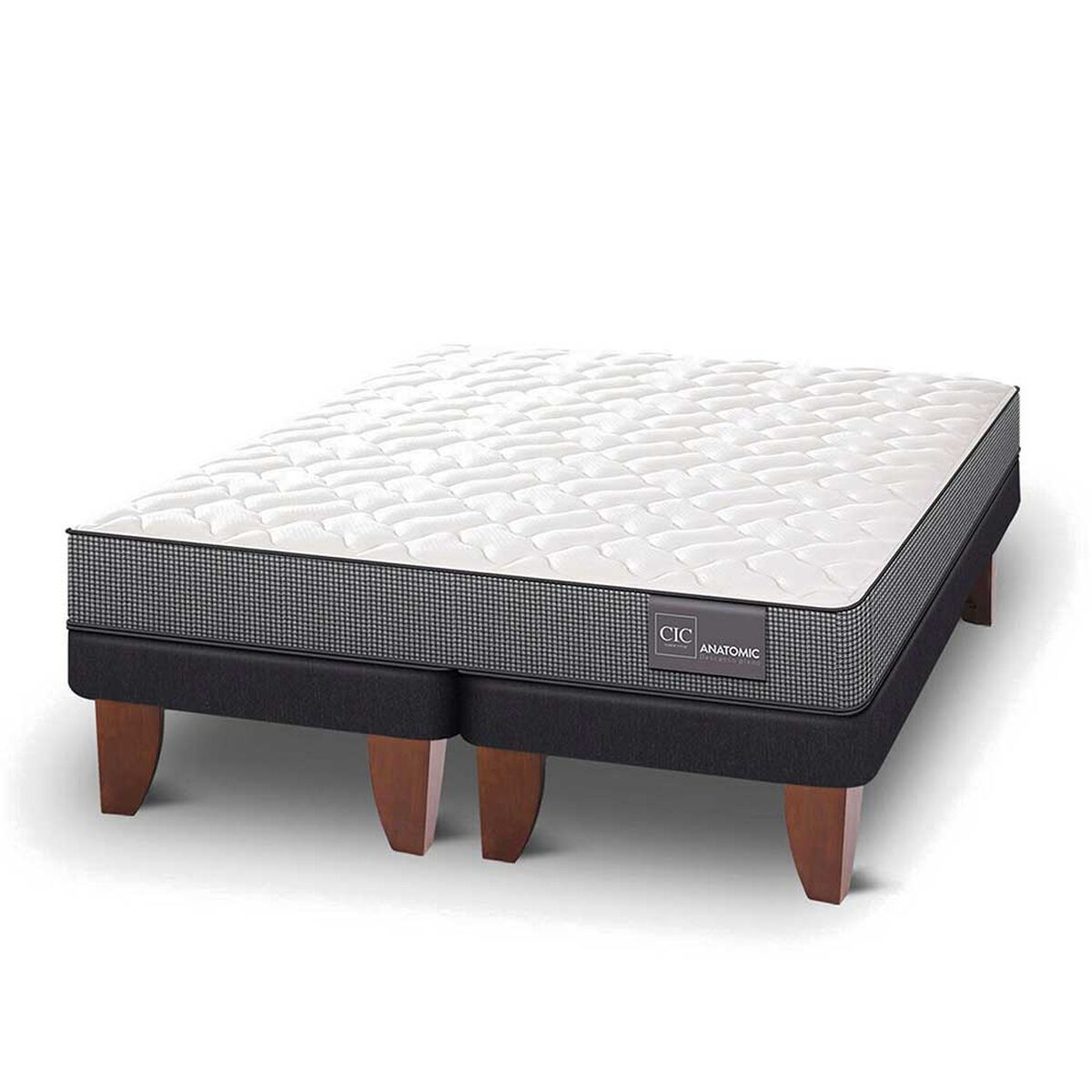Cama Europea CIC Base Dividida 2 Plazas Anatomic