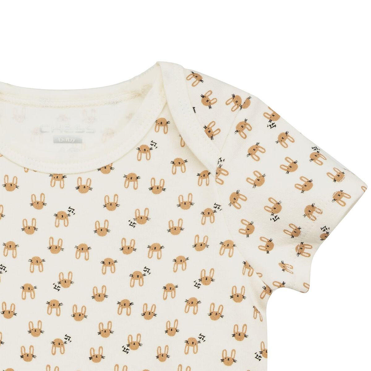 Pack 3 Body Manga Corta Beba Chess Baby