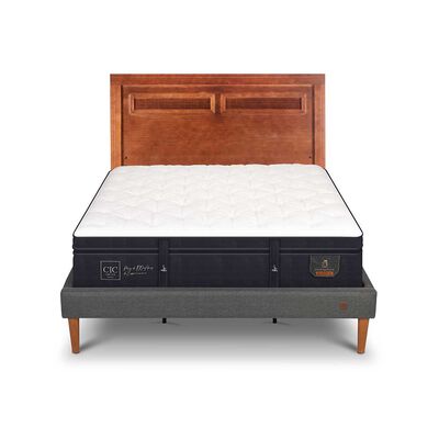 CIC Cama Europea CIC King Súper Premium + Respaldo