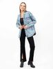 Chaqueta De Algodón Oversized Mujer Fiorucci