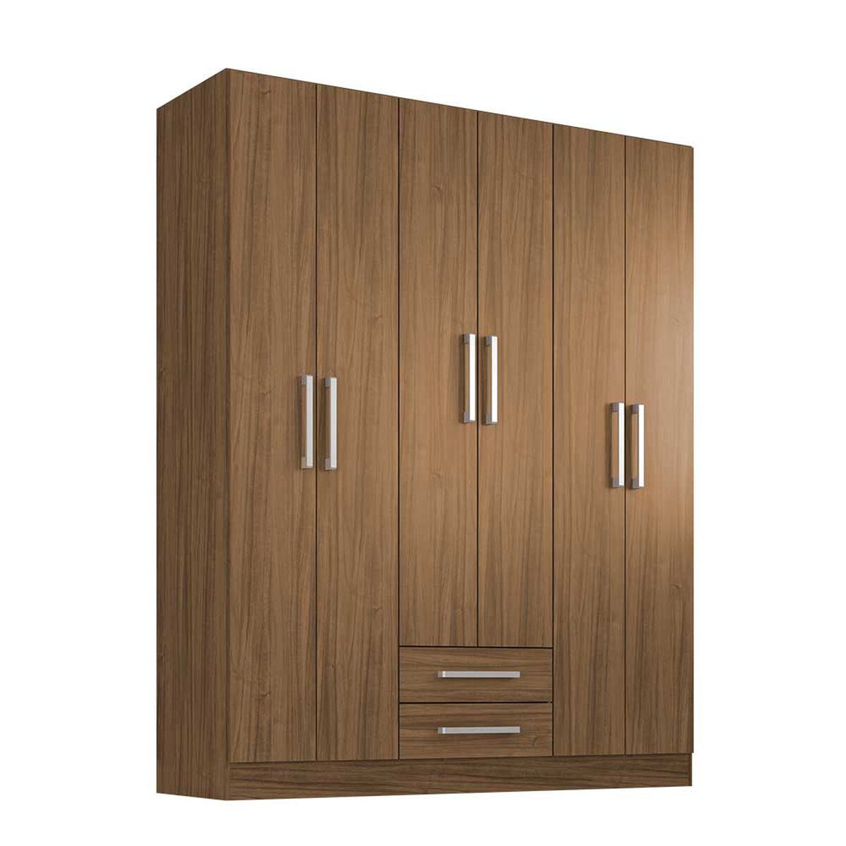 Clóset Casanova Nogal 6 Puertas 2 Cajones