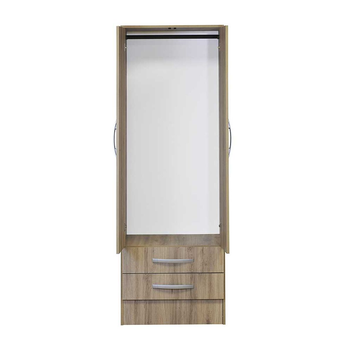 Clóset Mobikit 2 Puertas 2 Cajones Roble Santana