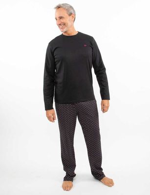Imagen 2 del producto Pijama Largo Hombre Portman Club Gris, Negro, Verde