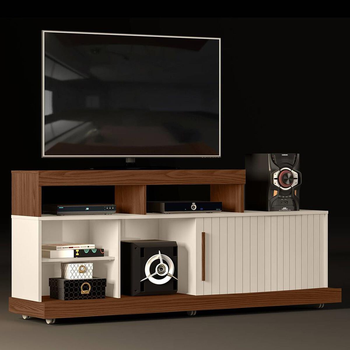 Rack TV Altavision Scala Off 47" Blanco
