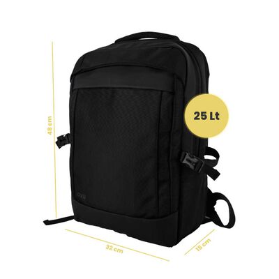 Imagen 2 del producto Mochila Notebook Levo Wolf Negra 15,6""