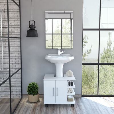 Mueble de Lavamanos 55 + Espejo TuHome Bath 55