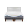 Cama Europea CIC Base Dividida 2 Plazas Alaska + Respaldo Miro Alpino