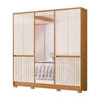 Clóset Di Poretti Alaska 10 Puertas 4 Cajones Off White